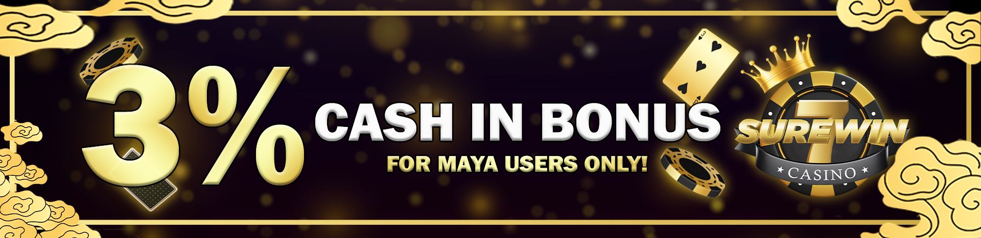 Maya 3% Recharge Bonus Maya 3% Recharge Bonus